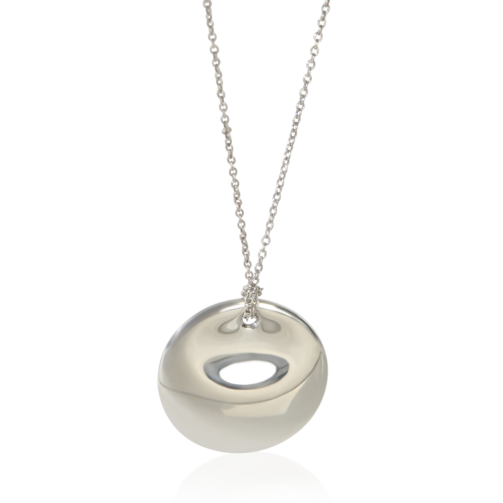Tiffany & Co. Sterling Silver  Elsa Peretti Round Disc Pendant